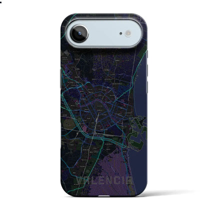 【バレンシア（スペイン）】地図柄iPhoneケース（バックカバータイプ）