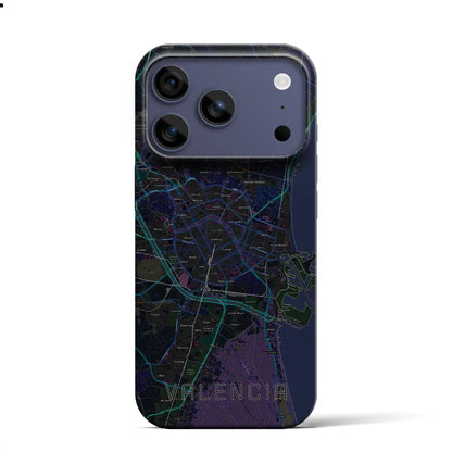 【バレンシア（スペイン）】地図柄iPhoneケース（バックカバータイプ）