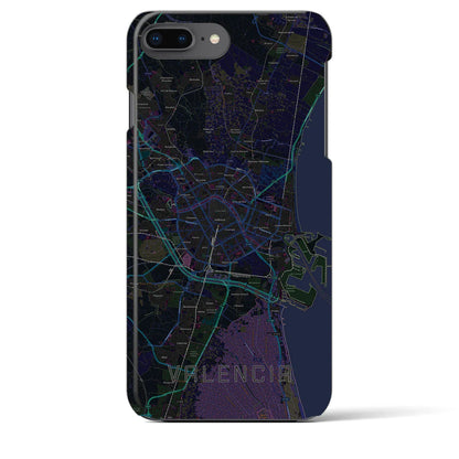 【バレンシア（スペイン）】地図柄iPhoneケース（バックカバータイプ）