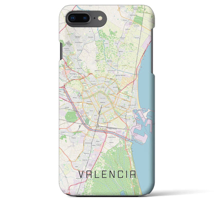 【バレンシア（スペイン）】地図柄iPhoneケース（バックカバータイプ）
