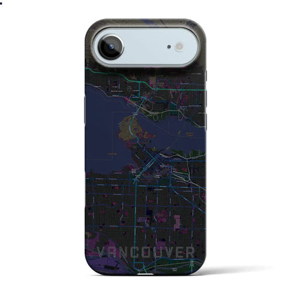 【バンクーバー（カナダ）】地図柄iPhoneケース（バックカバータイプ）