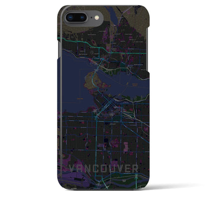 【バンクーバー（カナダ）】地図柄iPhoneケース（バックカバータイプ）