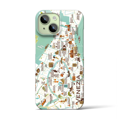 【ヴェネツィア】イラストマップiPhoneケース（バックカバータイプ）