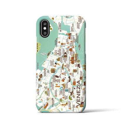 【ヴェネツィア】イラストマップiPhoneケース（バックカバータイプ）
