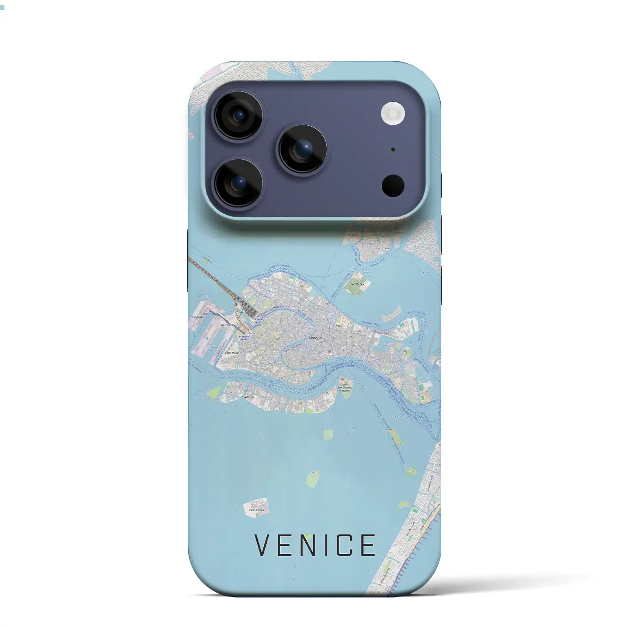 【ヴェネツィア2（イタリア）】地図柄iPhoneケース（バックカバータイプ）