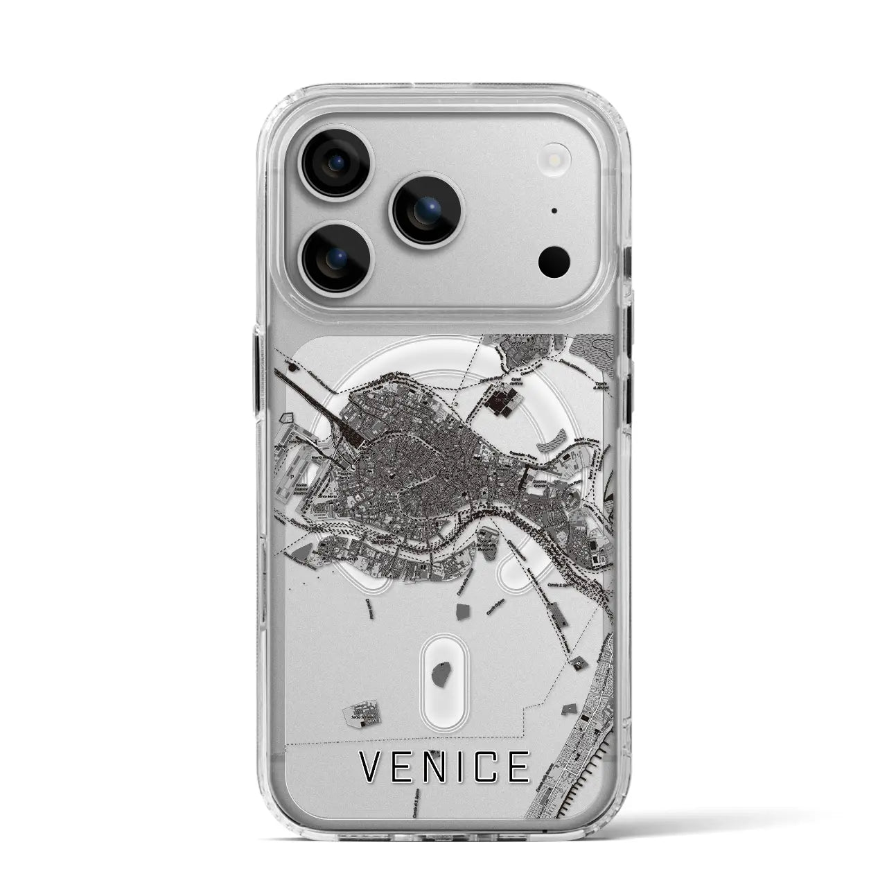【ヴェネツィア2（イタリア）】地図柄iPhoneケース（MagSafeタイプ）