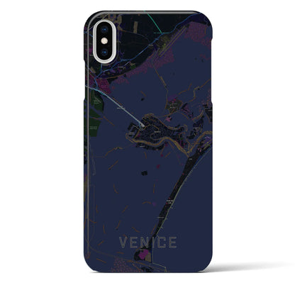 【ヴェネツィア（イタリア）】地図柄iPhoneケース（バックカバータイプ）