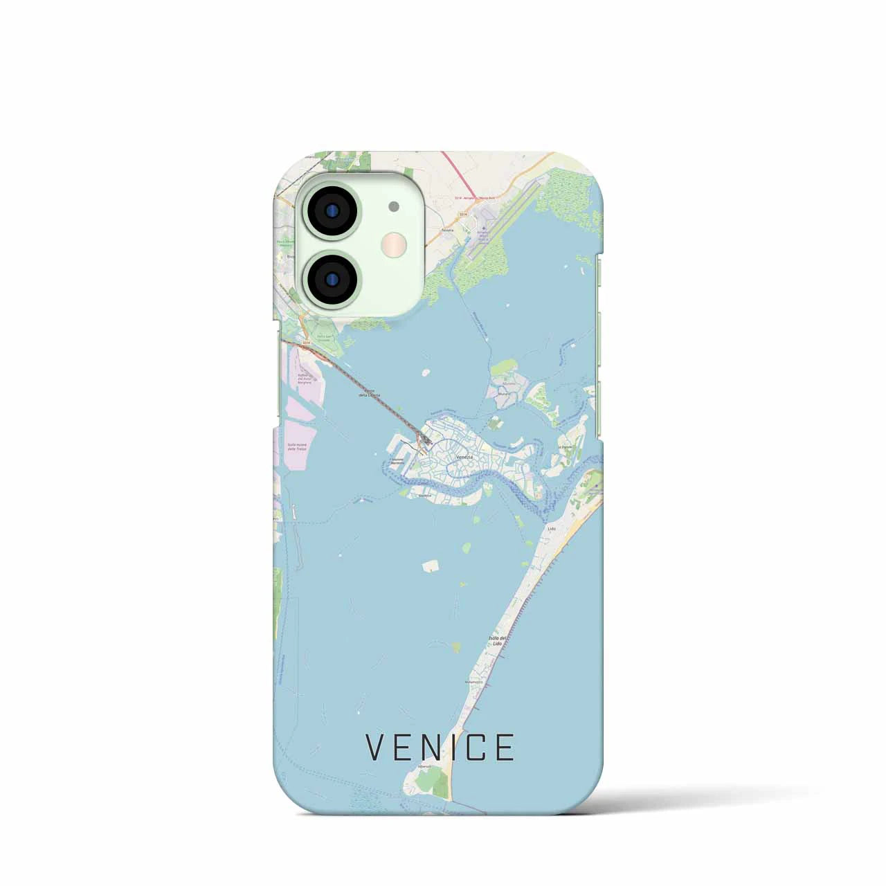 【ヴェネツィア（イタリア）】地図柄iPhoneケース（バックカバータイプ）