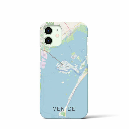 【ヴェネツィア（イタリア）】地図柄iPhoneケース（バックカバータイプ）