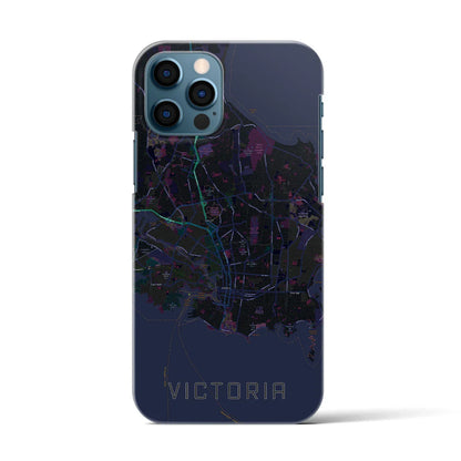 【ビクトリア（カナダ）】地図柄iPhoneケース（バックカバータイプ）