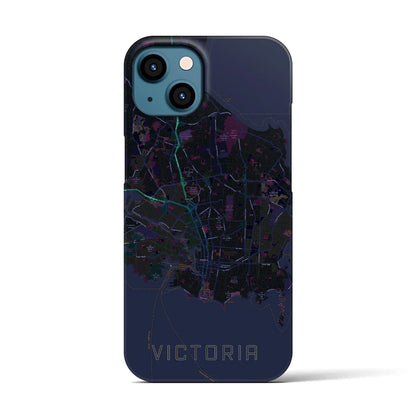 【ビクトリア（カナダ）】地図柄iPhoneケース（バックカバータイプ）