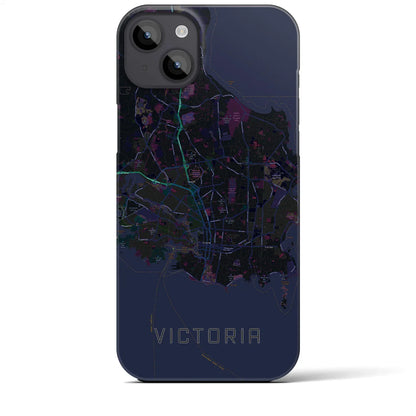 【ビクトリア（カナダ）】地図柄iPhoneケース（バックカバータイプ）