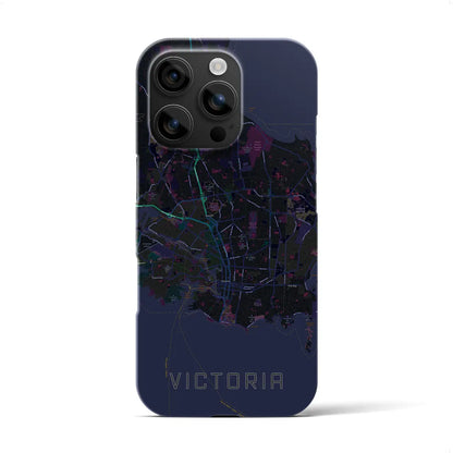 【ビクトリア（カナダ）】地図柄iPhoneケース（バックカバータイプ）