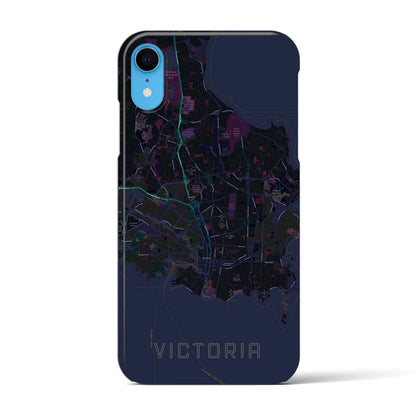 【ビクトリア（カナダ）】地図柄iPhoneケース（バックカバータイプ）