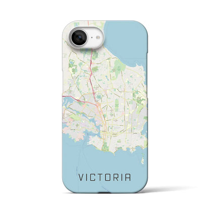 【ビクトリア（カナダ）】地図柄iPhoneケース（バックカバータイプ）