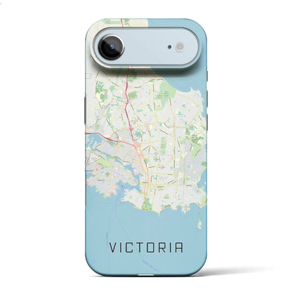 【ビクトリア（カナダ）】地図柄iPhoneケース（バックカバータイプ）