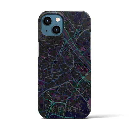 【ウィーン（オーストリア）】地図柄iPhoneケース（バックカバータイプ）