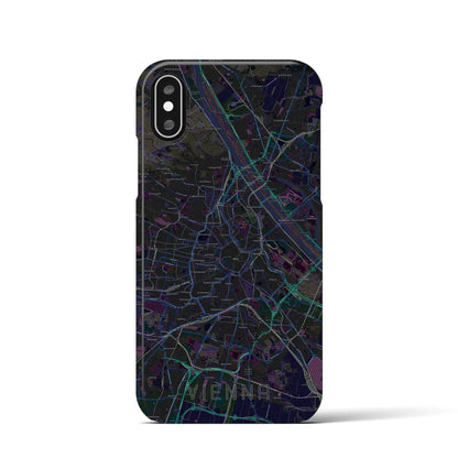 【ウィーン（オーストリア）】地図柄iPhoneケース（バックカバータイプ）