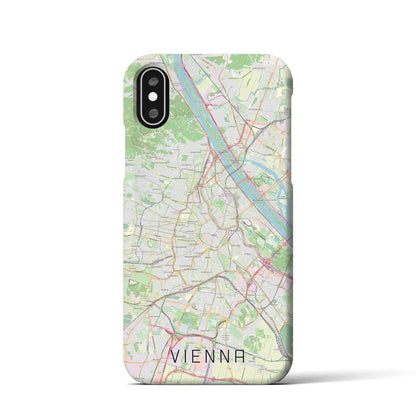 【ウィーン（オーストリア）】地図柄iPhoneケース（バックカバータイプ）