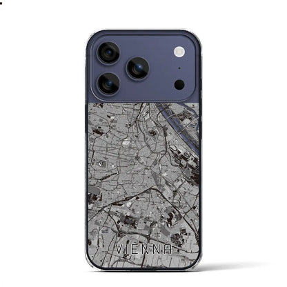 【ウィーン（オーストリア）】地図柄iPhoneケース（クリアタイプ）