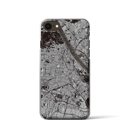 【ウィーン（オーストリア）】地図柄iPhoneケース（クリアタイプ）