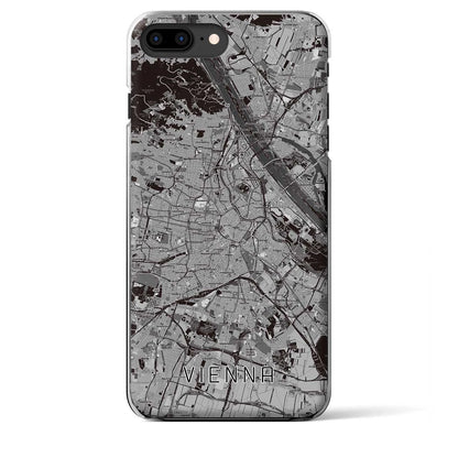【ウィーン（オーストリア）】地図柄iPhoneケース（クリアタイプ）