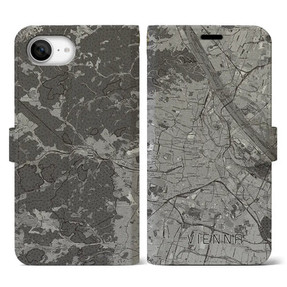 【ウィーン（オーストリア）】地図柄iPhoneケース（手帳タイプ）