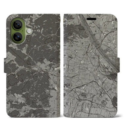 【ウィーン（オーストリア）】地図柄iPhoneケース（手帳タイプ）