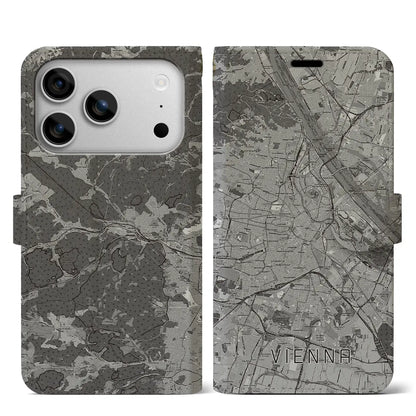 【ウィーン（オーストリア）】地図柄iPhoneケース（手帳タイプ）