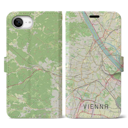 【ウィーン（オーストリア）】地図柄iPhoneケース（手帳タイプ）