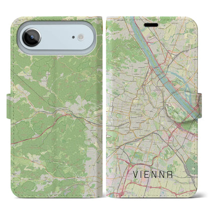 【ウィーン（オーストリア）】地図柄iPhoneケース（手帳タイプ）