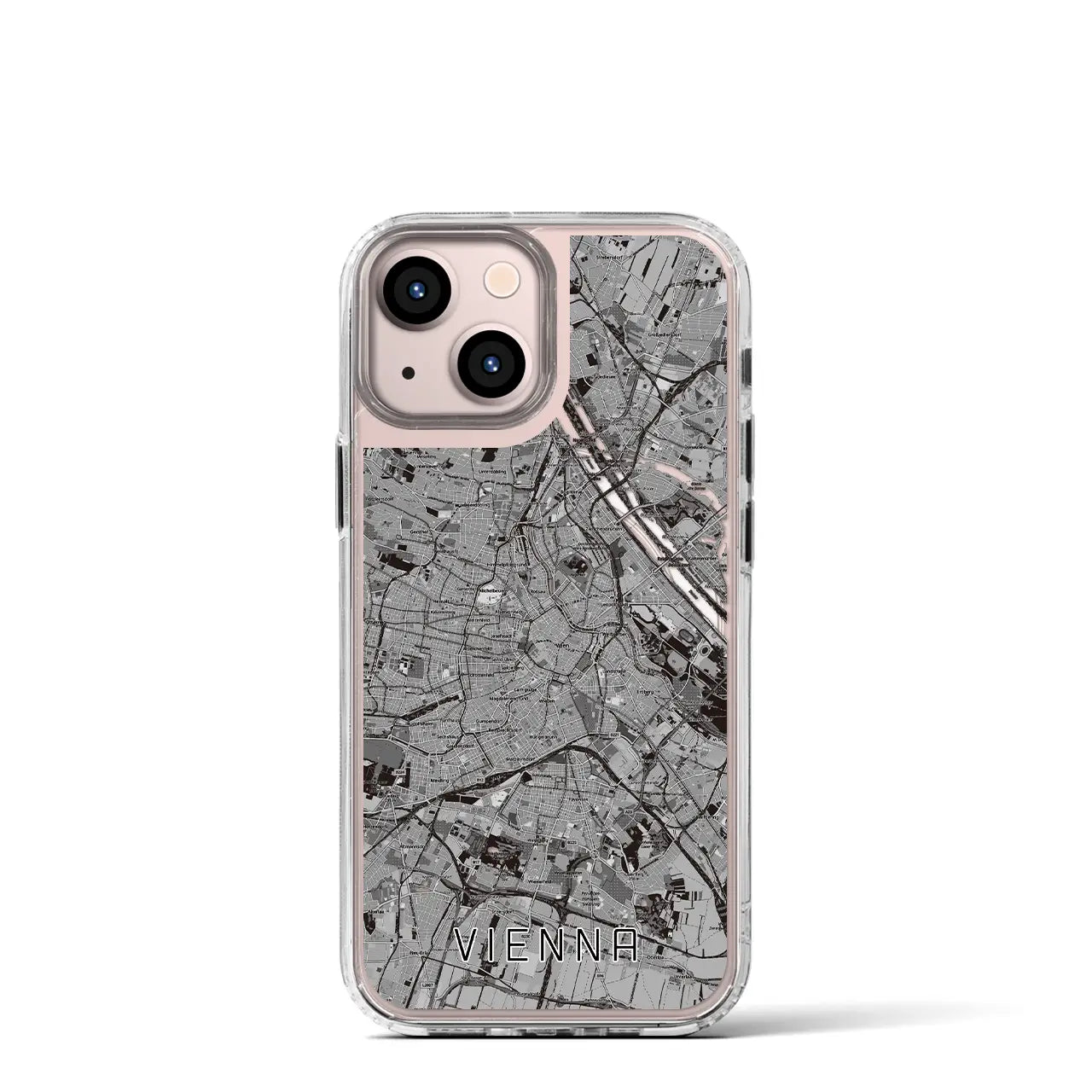 【ウィーン（オーストリア）】地図柄iPhoneケース（MagSafeタイプ）