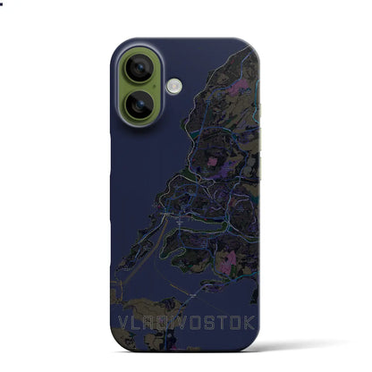 【ウラジオストク（ロシア）】地図柄iPhoneケース（バックカバータイプ）