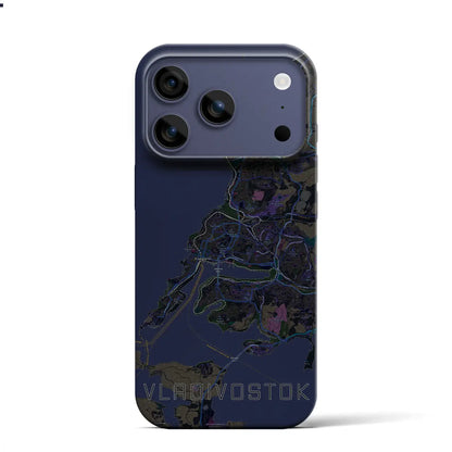 【ウラジオストク（ロシア）】地図柄iPhoneケース（バックカバータイプ）