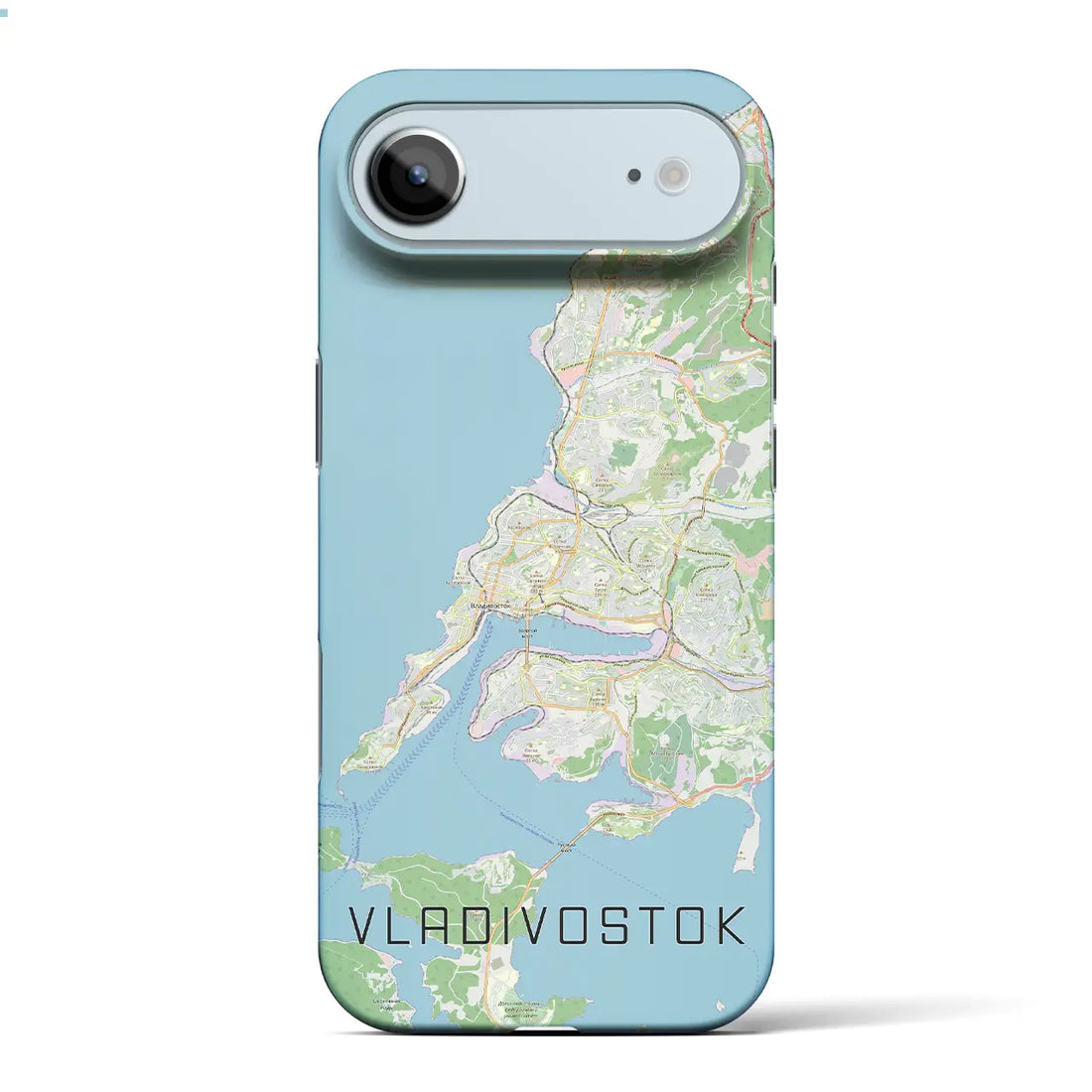 【ウラジオストク（ロシア）】地図柄iPhoneケース（バックカバータイプ）ナチュラル・iPhone 17 Pro Max 用