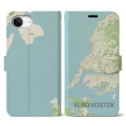 【ウラジオストク（ロシア）】地図柄iPhoneケース（手帳タイプ）