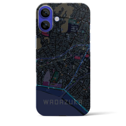 【和田塚（神奈川県）】地図柄iPhoneケース（バックカバータイプ）