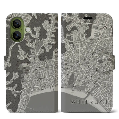 【和田塚（神奈川県）】地図柄iPhoneケース（手帳タイプ）