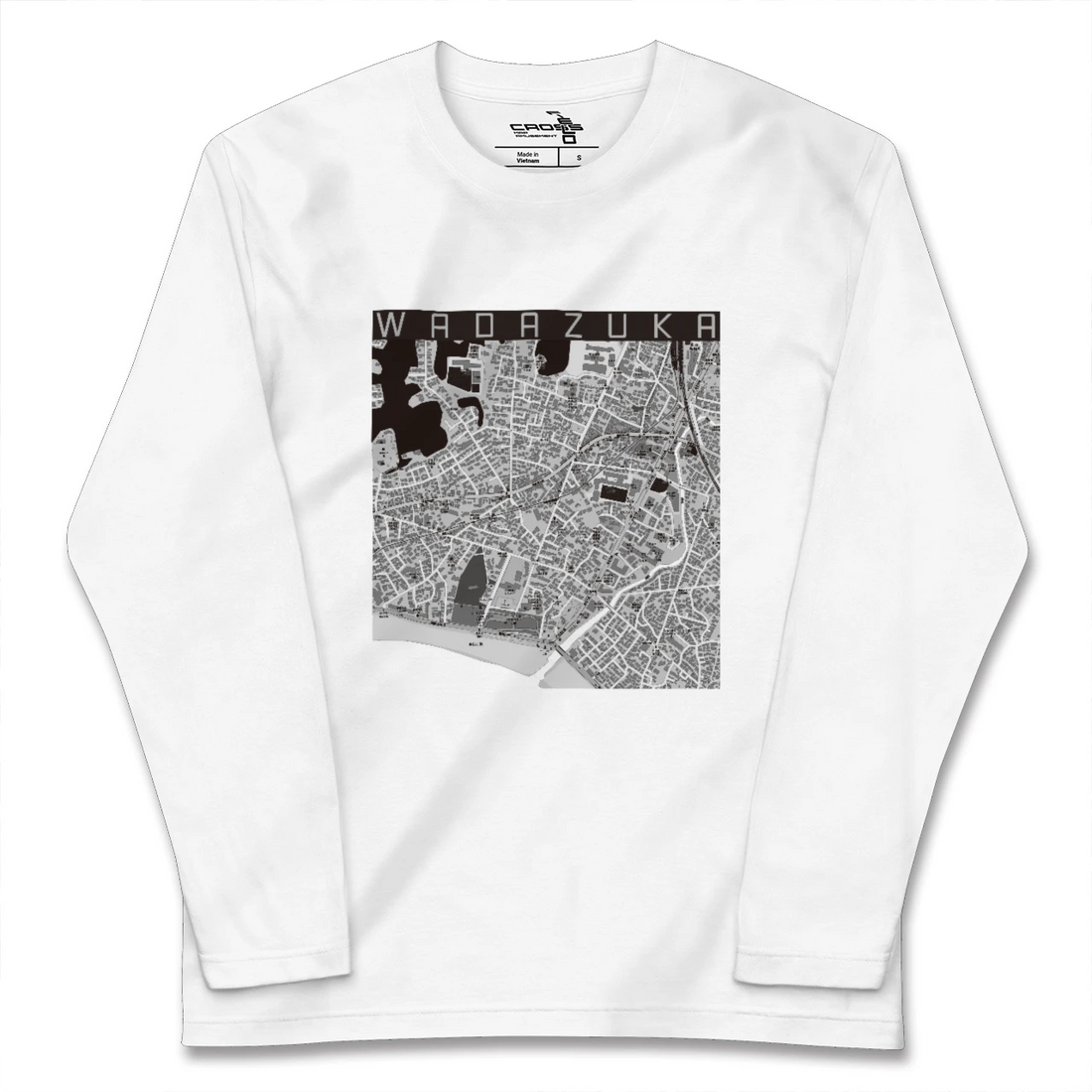 【和田塚(神奈川県)】地図柄ロングスリーブTシャツ