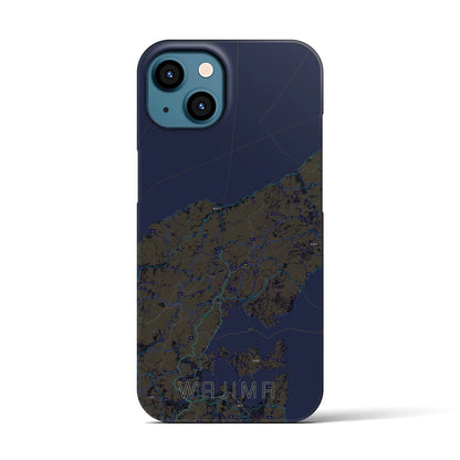 【輪島（石川県）】地図柄iPhoneケース（バックカバータイプ）