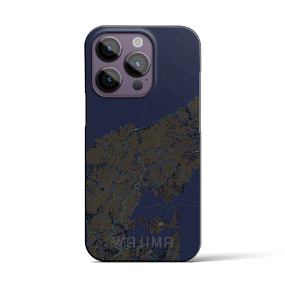 【輪島（石川県）】地図柄iPhoneケース（バックカバータイプ）