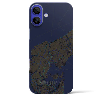 【輪島（石川県）】地図柄iPhoneケース（バックカバータイプ）