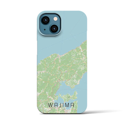 【輪島（石川県）】地図柄iPhoneケース（バックカバータイプ）