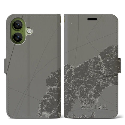 【輪島（石川県）】地図柄iPhoneケース（手帳タイプ）