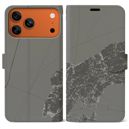 【輪島（石川県）】地図柄iPhoneケース（手帳タイプ）