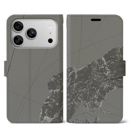 【輪島（石川県）】地図柄iPhoneケース（手帳タイプ）