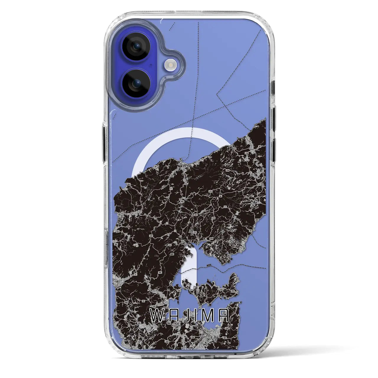 【輪島（石川県）】地図柄iPhoneケース（MagSafeタイプ）