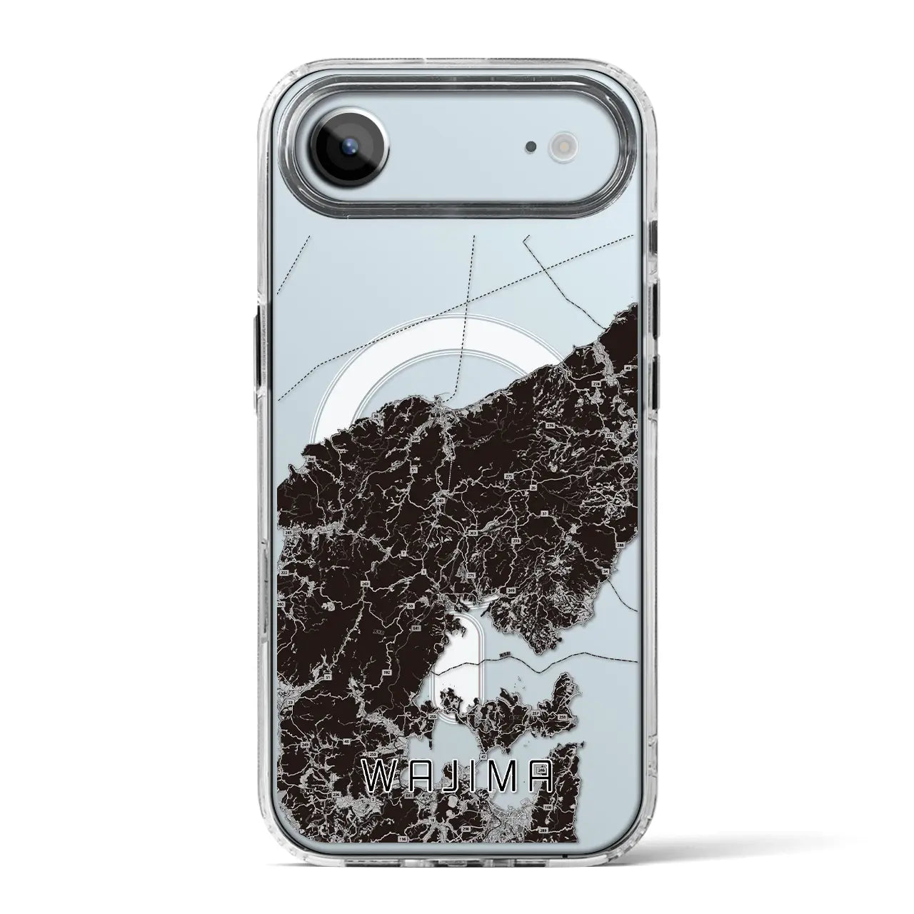 【輪島（石川県）】地図柄iPhoneケース（MagSafeタイプ）