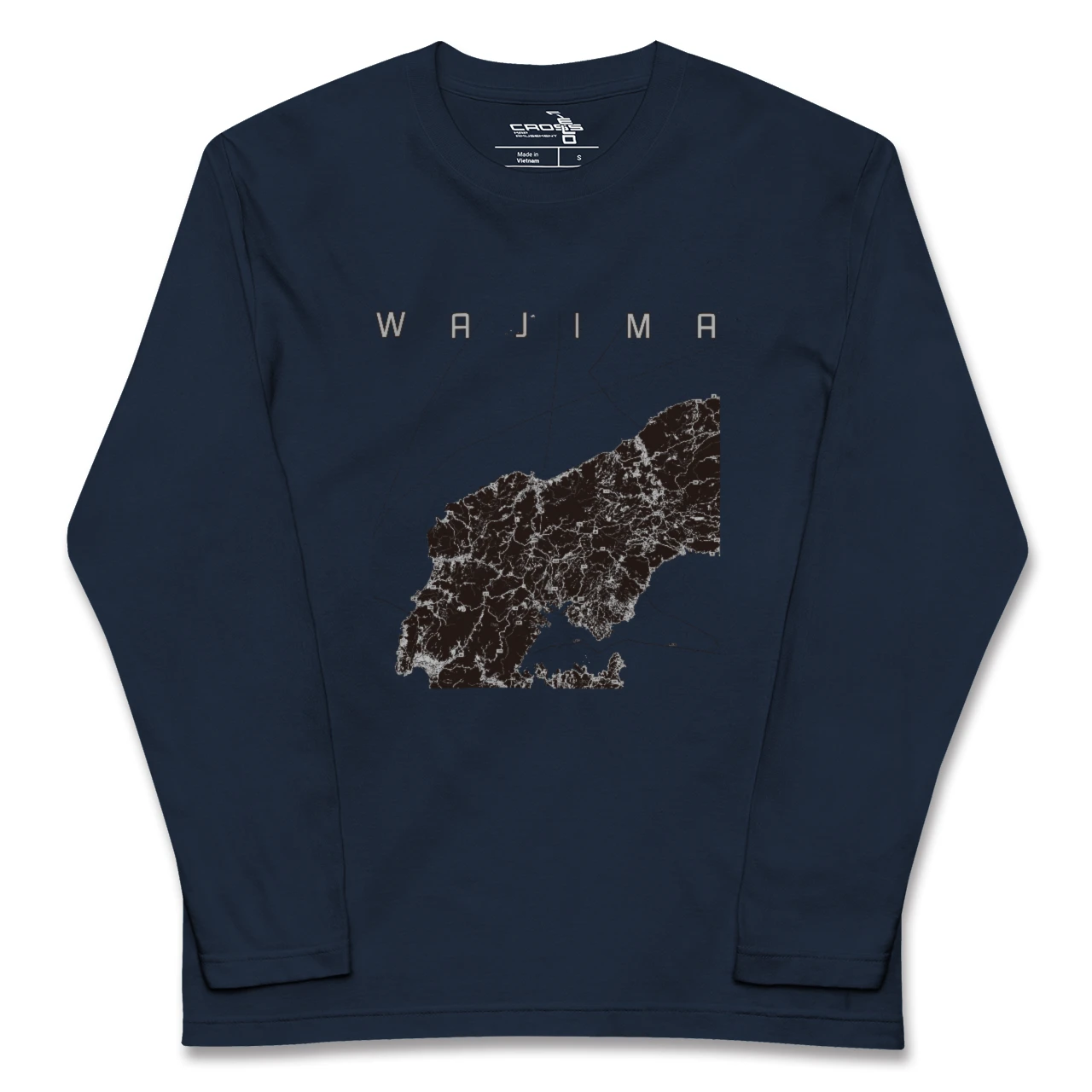 【輪島（石川県）】地図柄ロングスリーブTシャツ