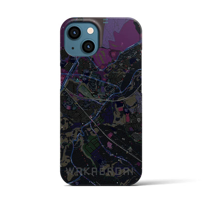 【若葉台（神奈川県）】地図柄iPhoneケース（バックカバータイプ）